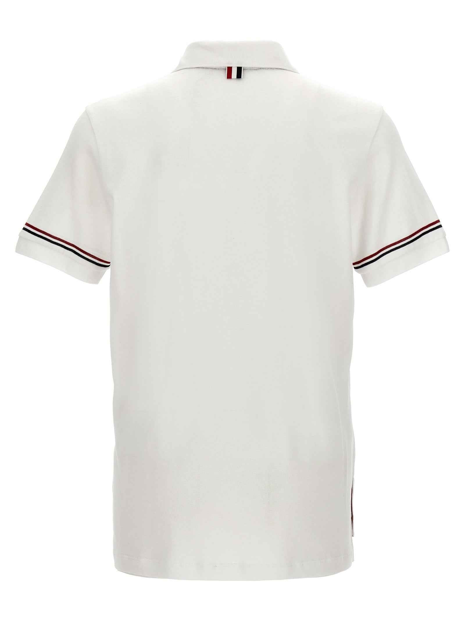 White Cotton Polo Shirt