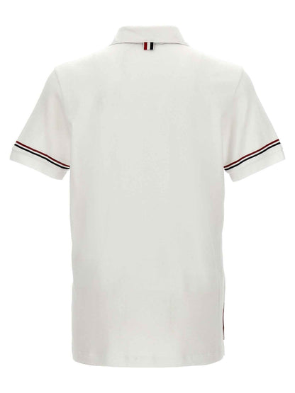 White Cotton Polo Shirt