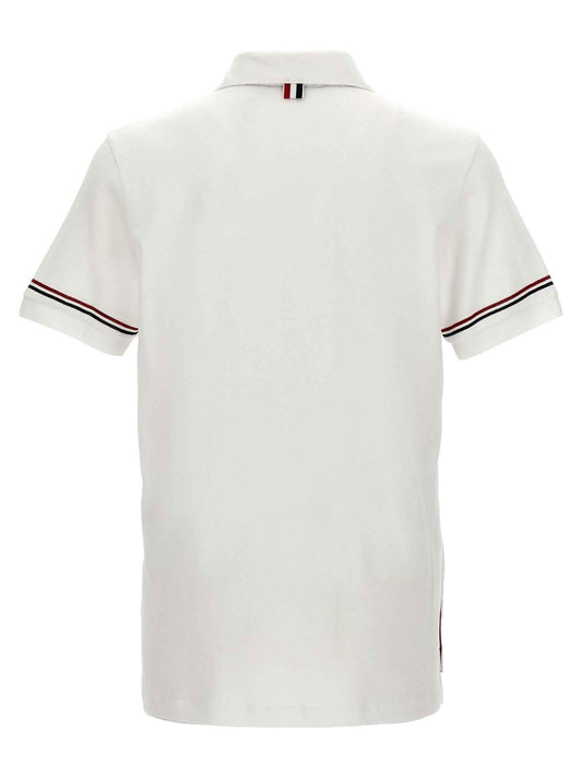 White Cotton Polo Shirt