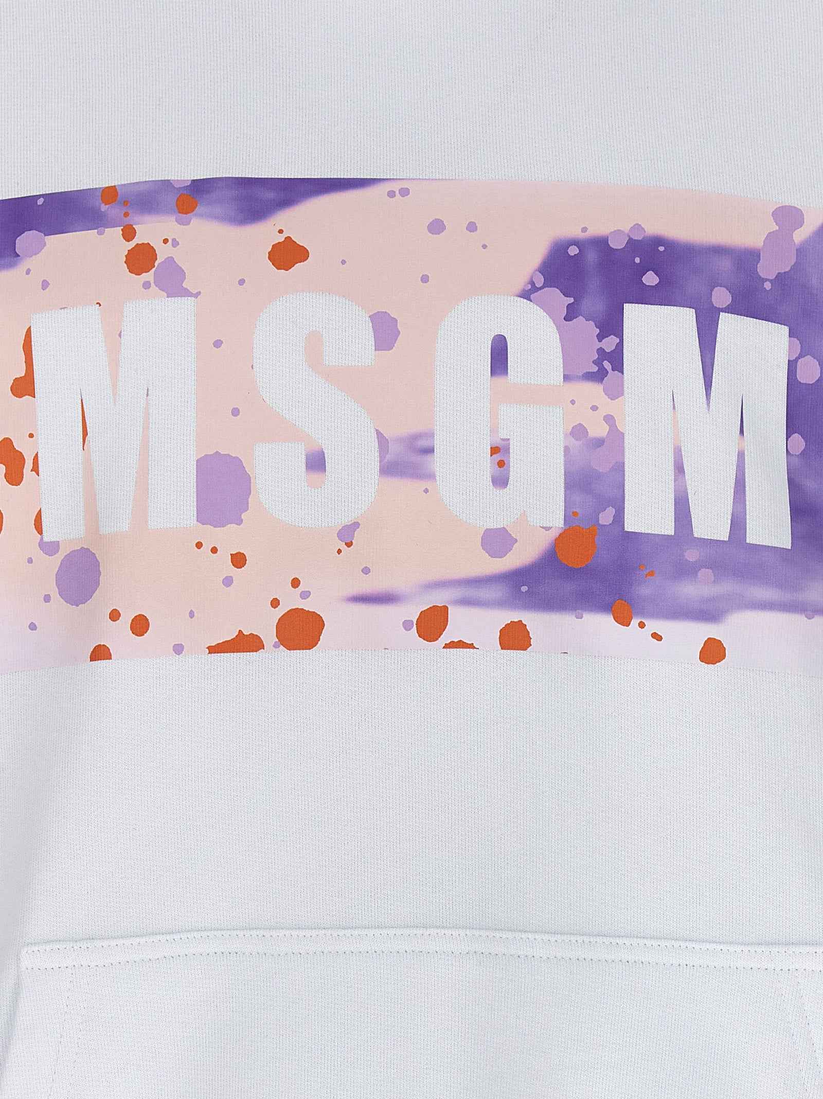 White Cotton Sweatshirt