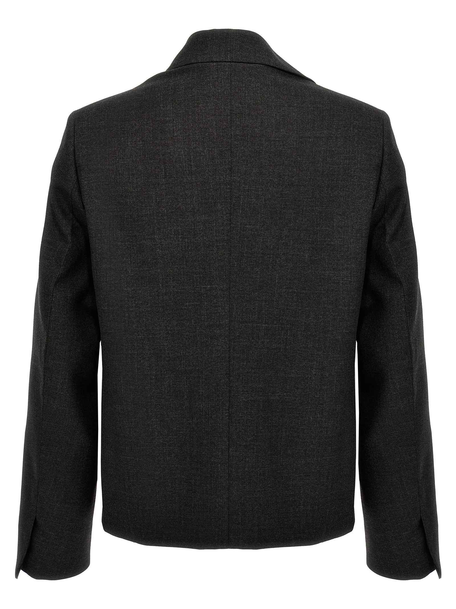 Gray Virgin Wool Jacket