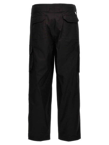 Black Cotton Cargo Pants