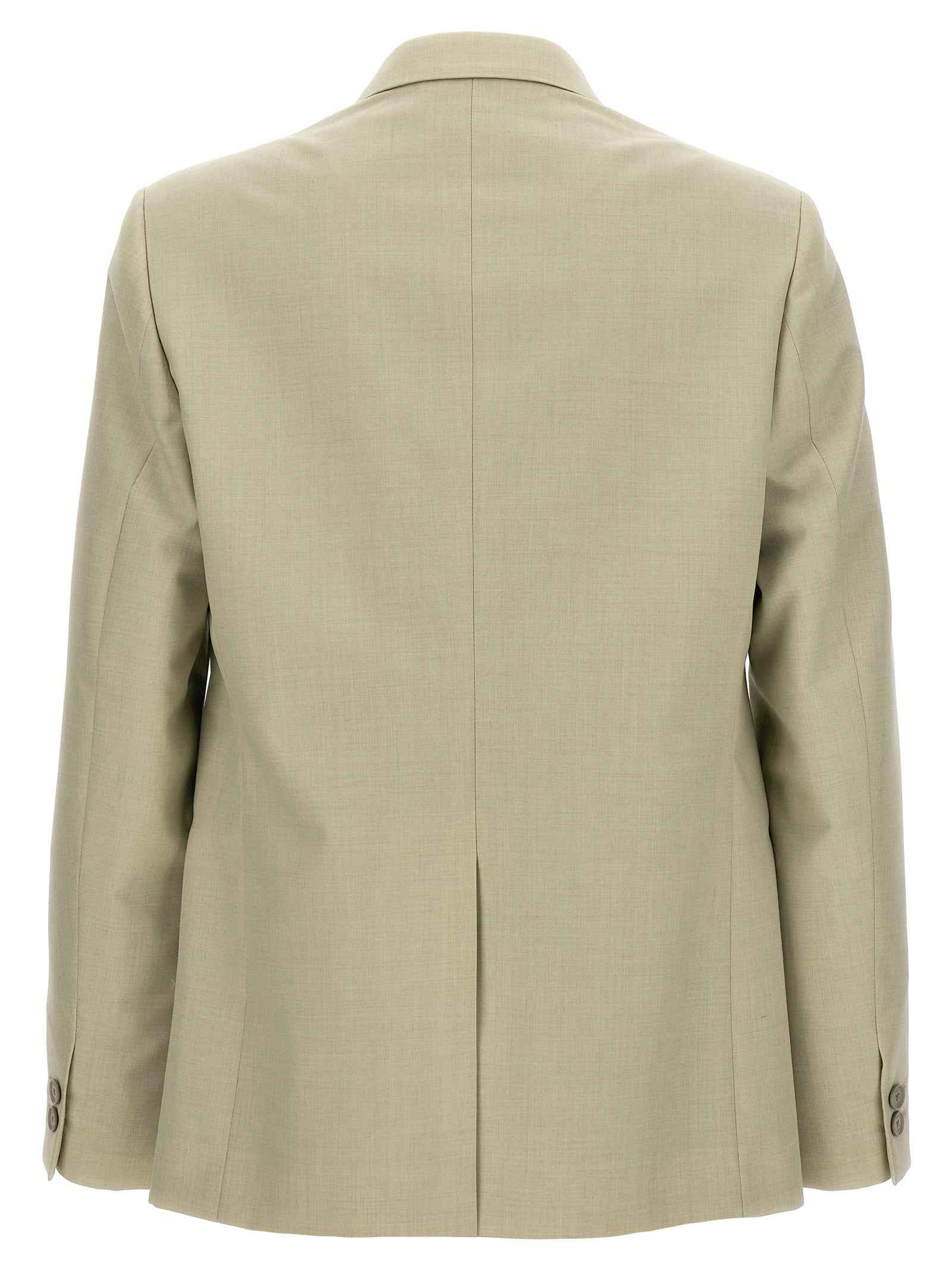 Beige Virgin Wool Blazer