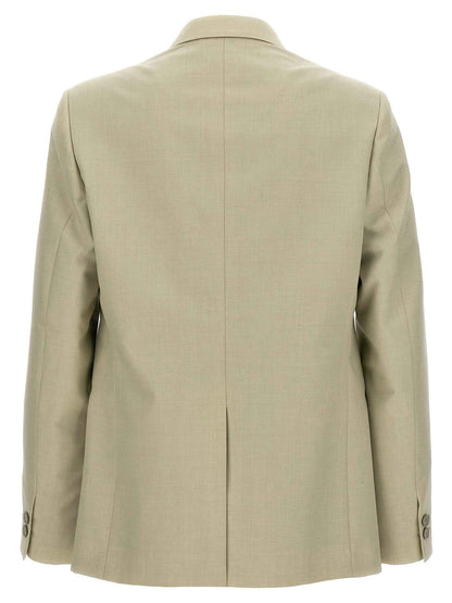 Beige Virgin Wool Blazer