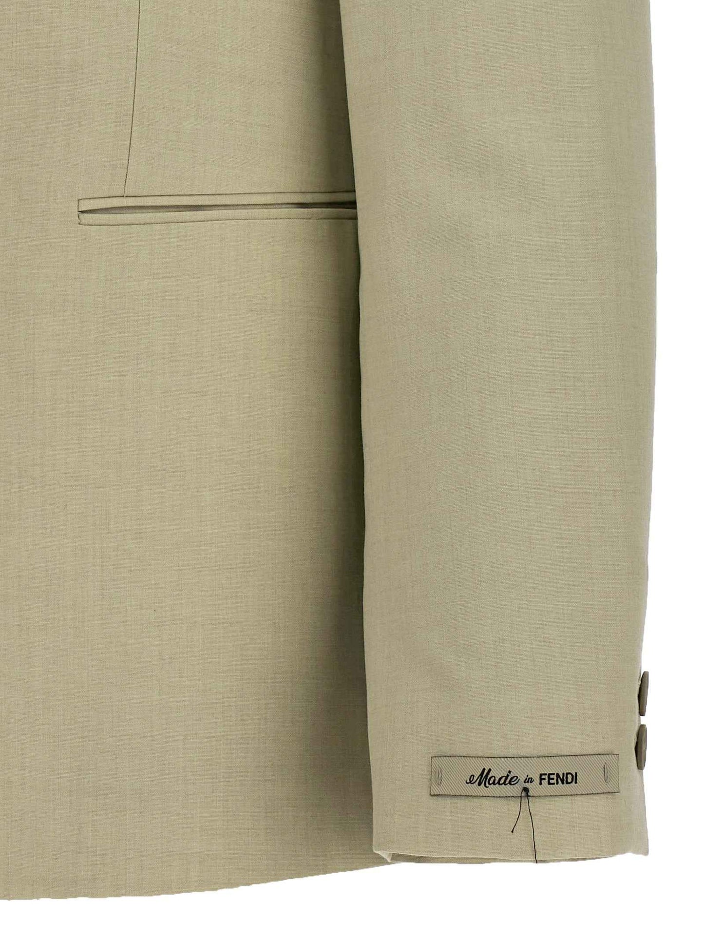 Beige Virgin Wool Blazer