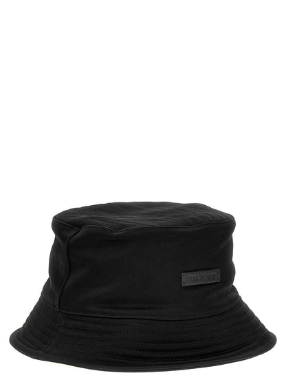 Black Polyamide Bucket Hat
