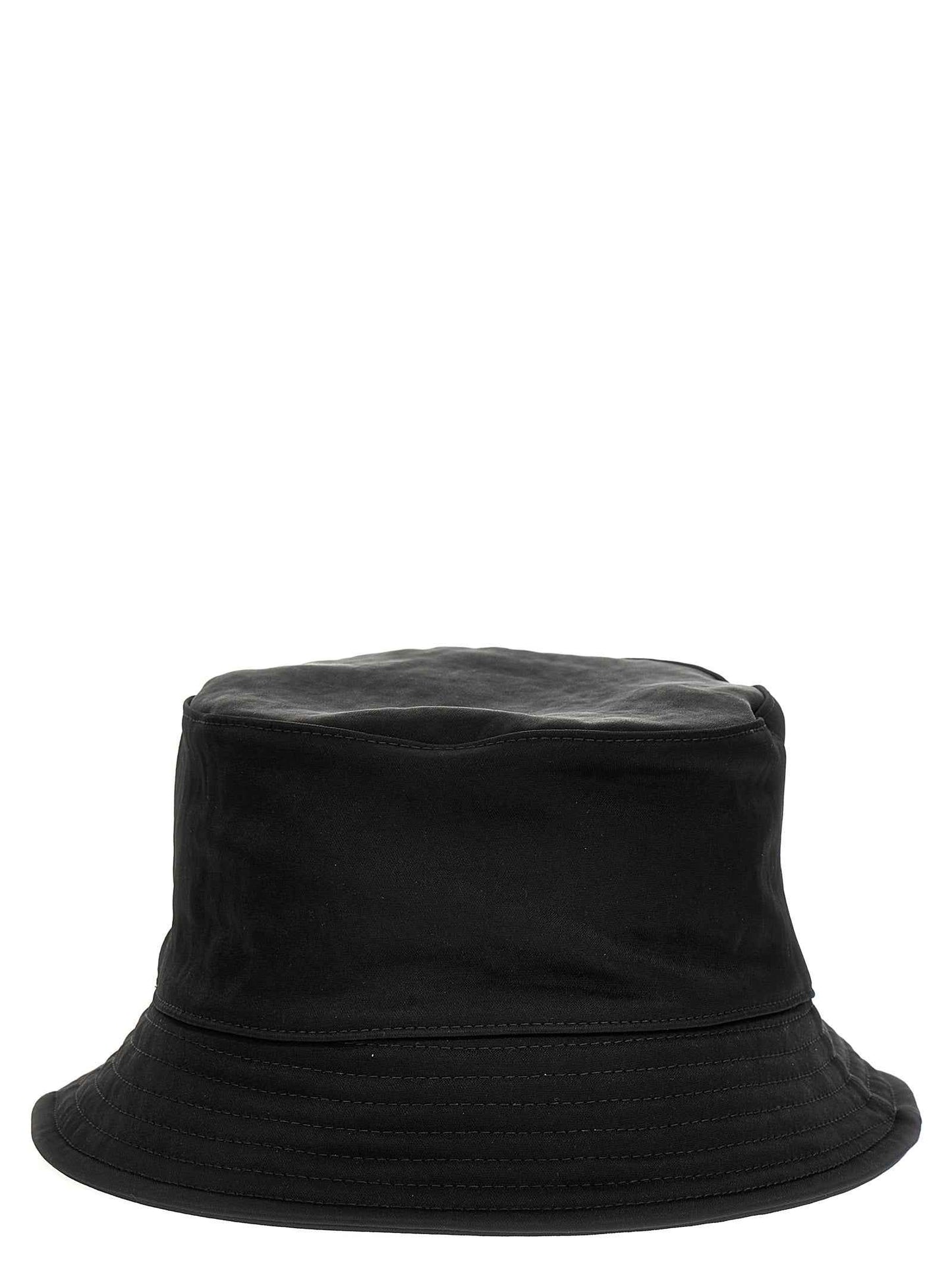Black Polyamide Bucket Hat