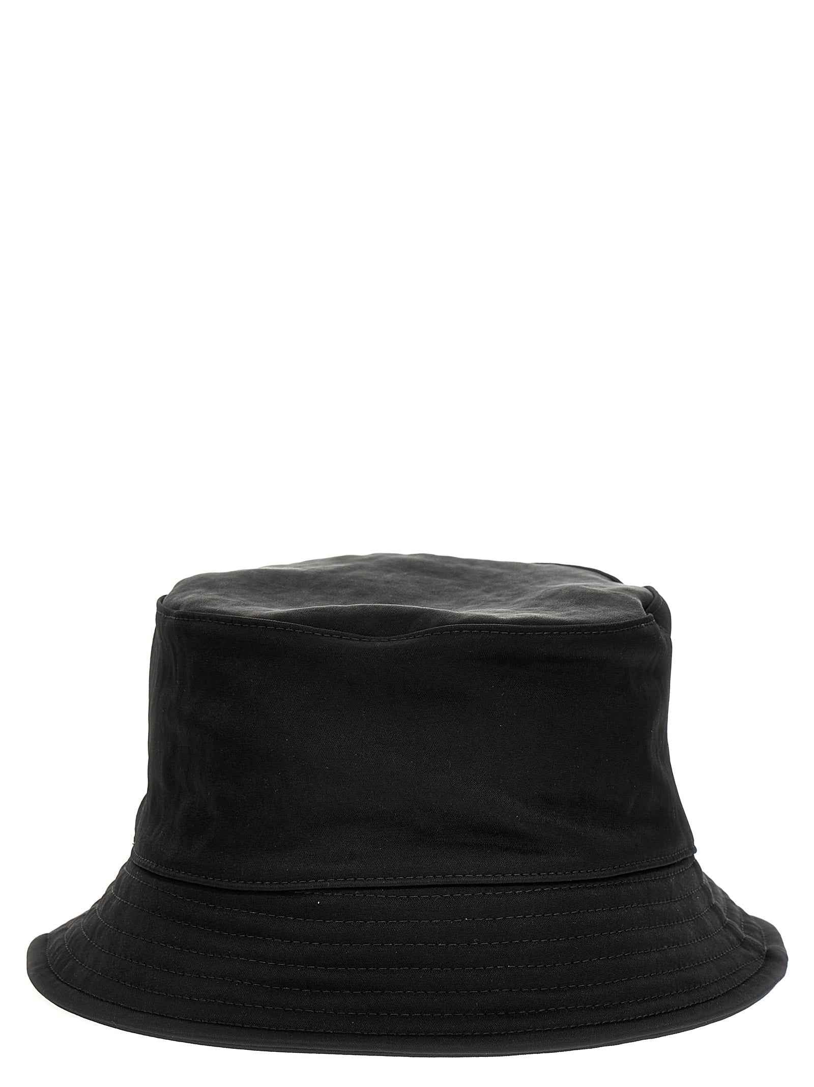 Black Polyamide Bucket Hat