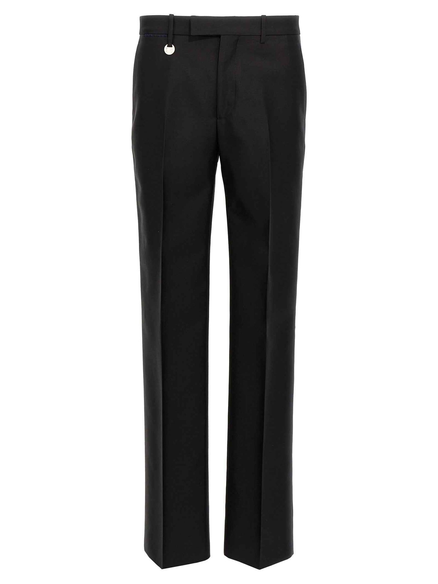 Black Virgin Wool Dress Pants