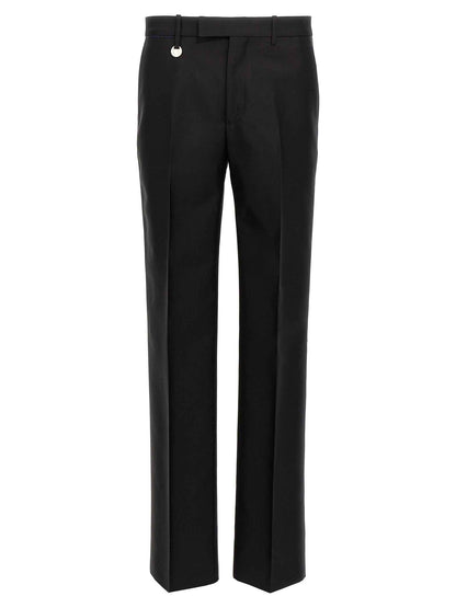 Black Virgin Wool Dress Pants