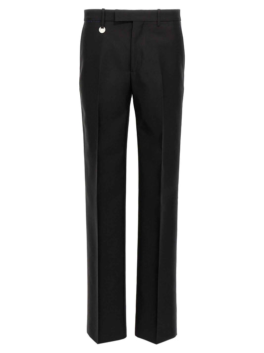 Black Virgin Wool Dress Pants