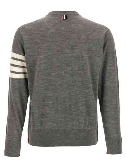 Gray Virgin Wool Cardigan
