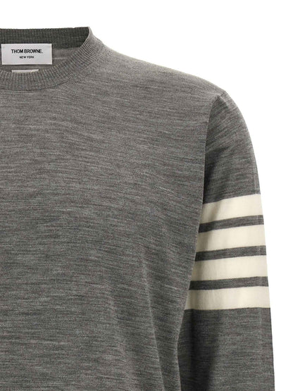 Gray Virgin Wool Cardigan