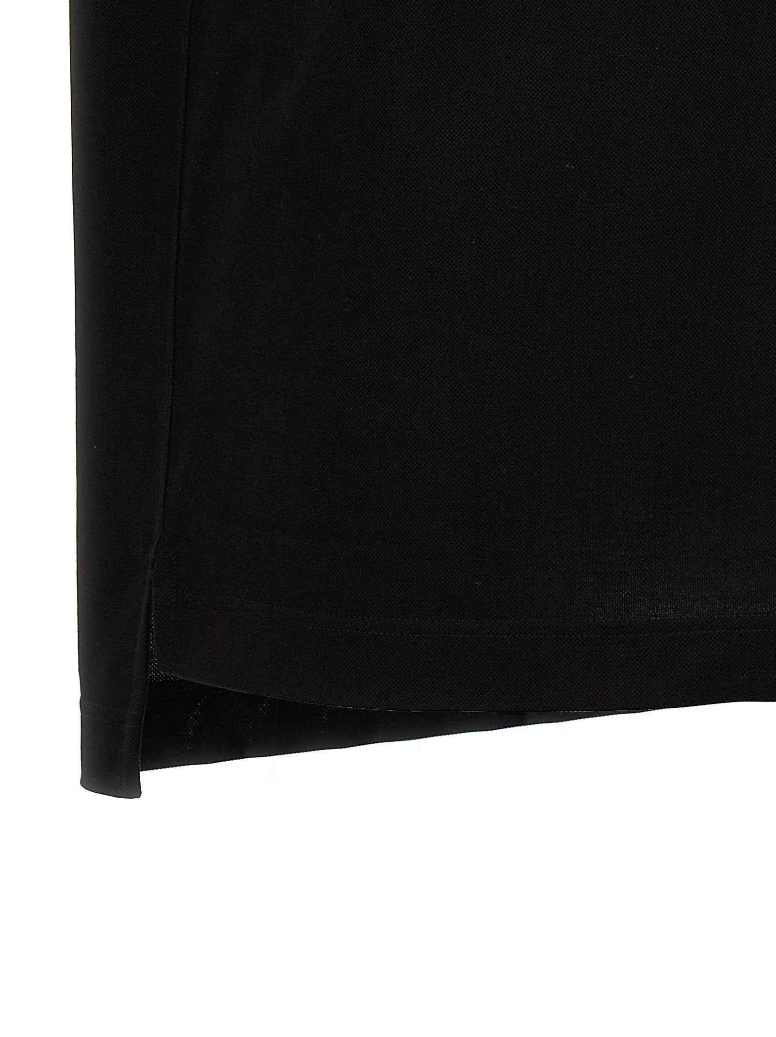 Black Cotton Polo Shirt