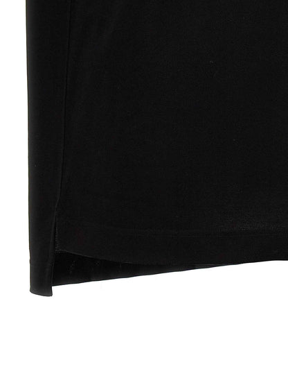 Black Cotton Polo Shirt