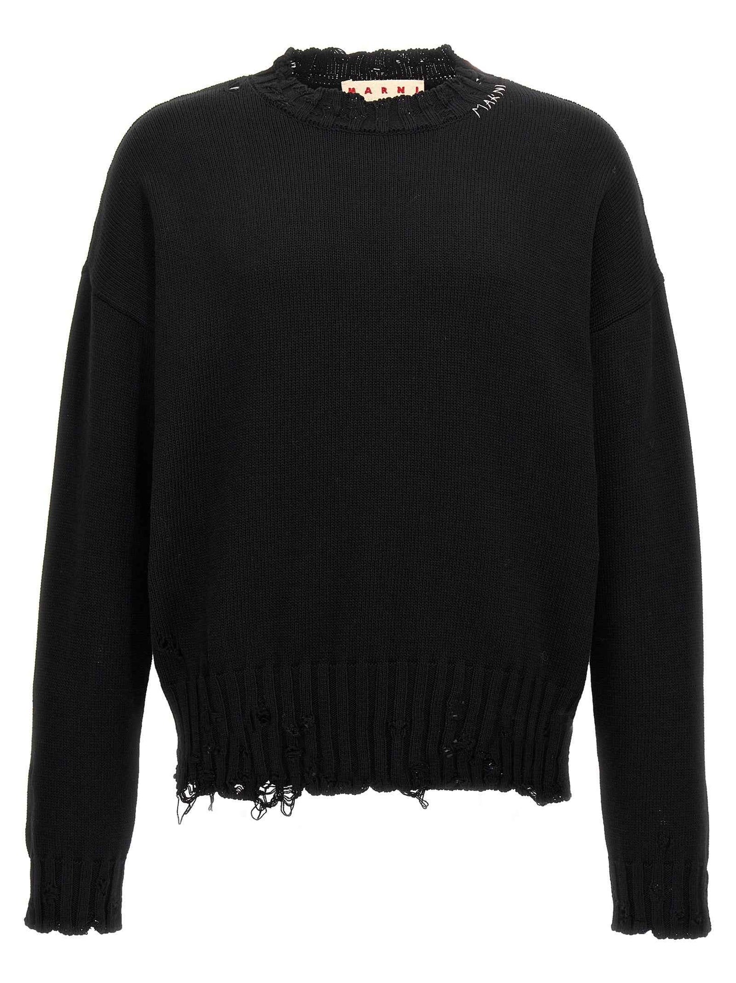 Black Cotton Cardigan
