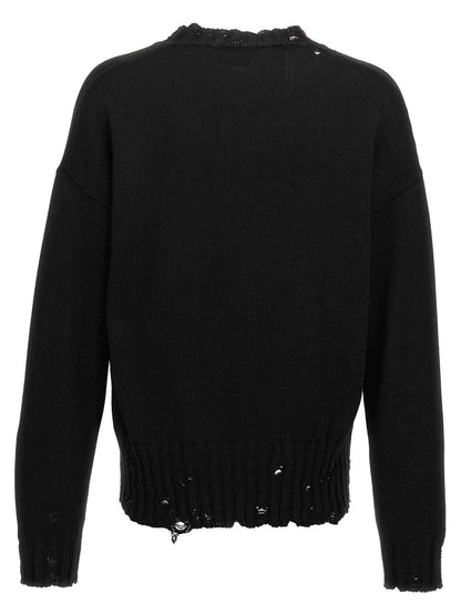 Black Cotton Cardigan