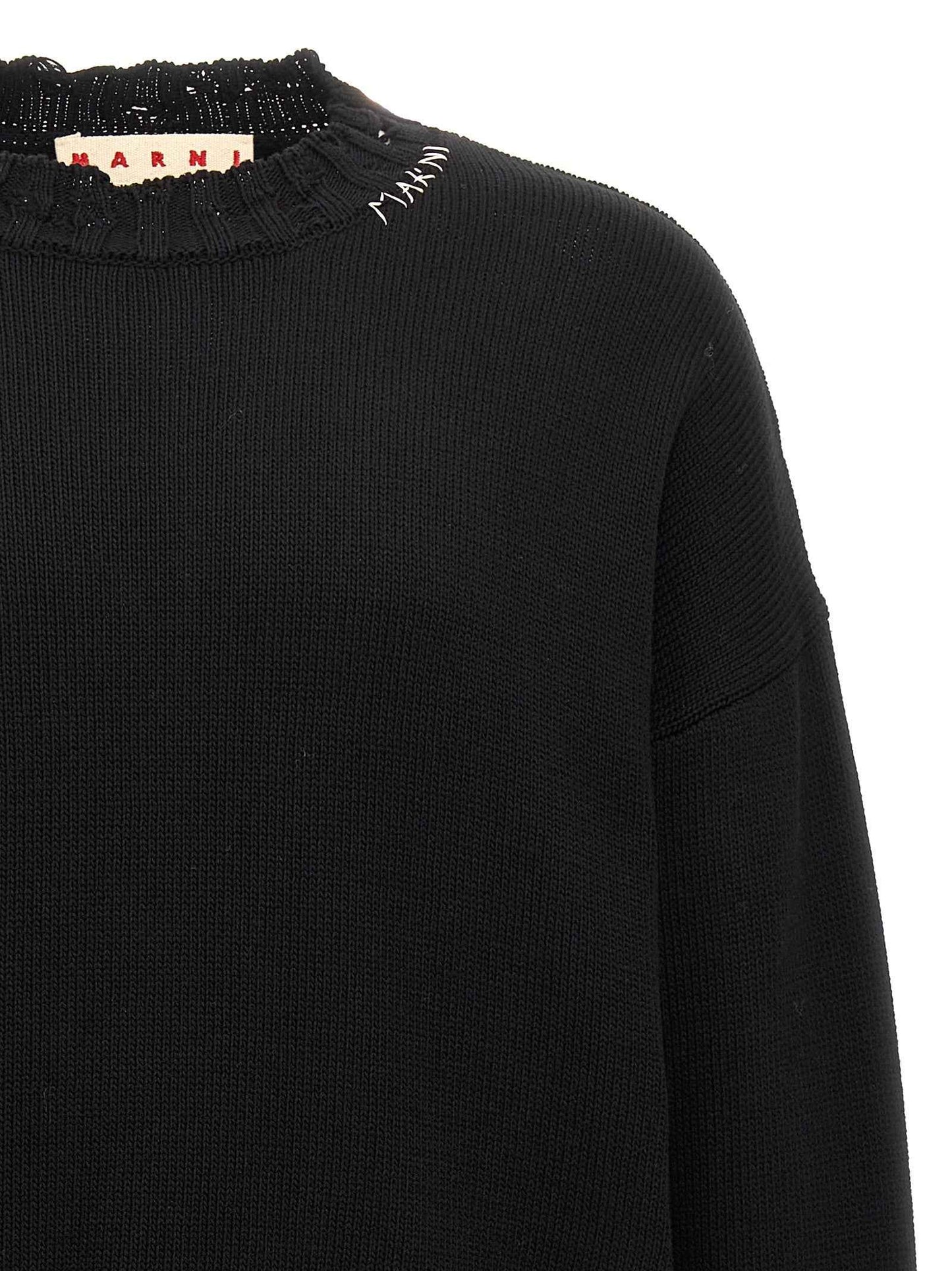 Black Cotton Cardigan