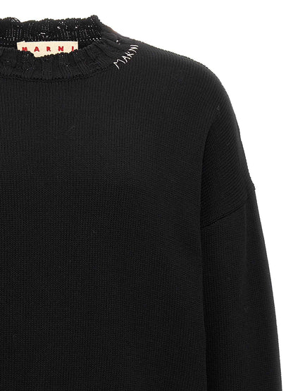 Black Cotton Cardigan