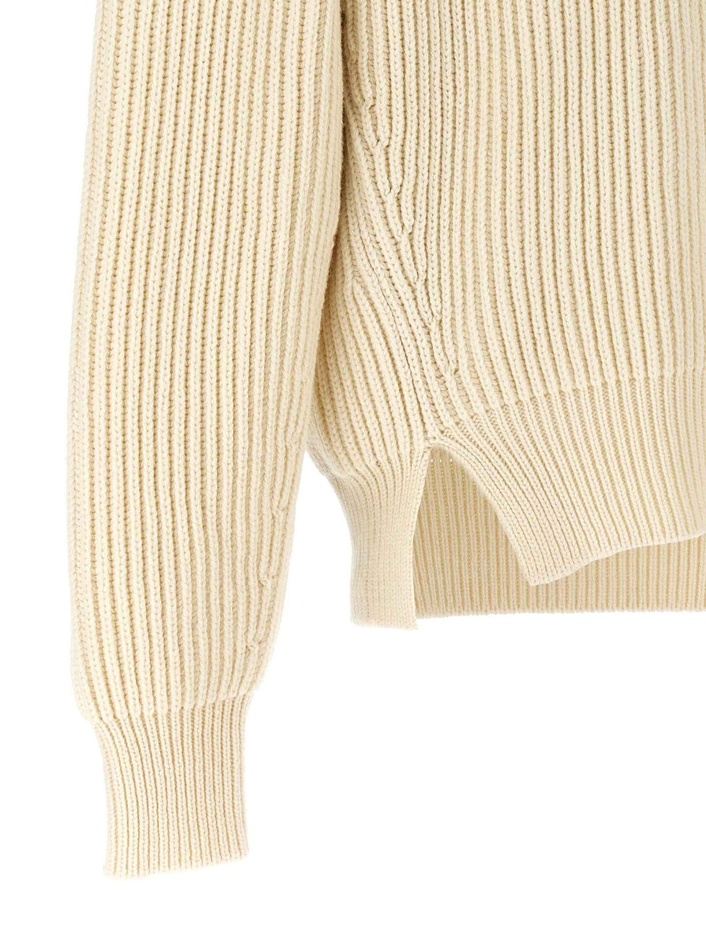 White Wool Cardigan