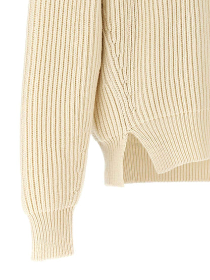 White Wool Cardigan