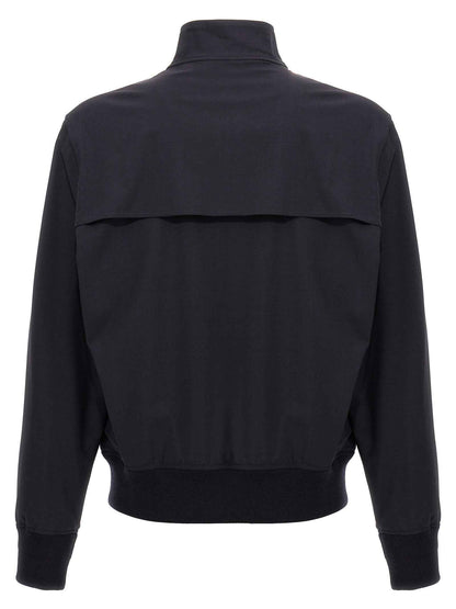 Blue Elastane Bomber