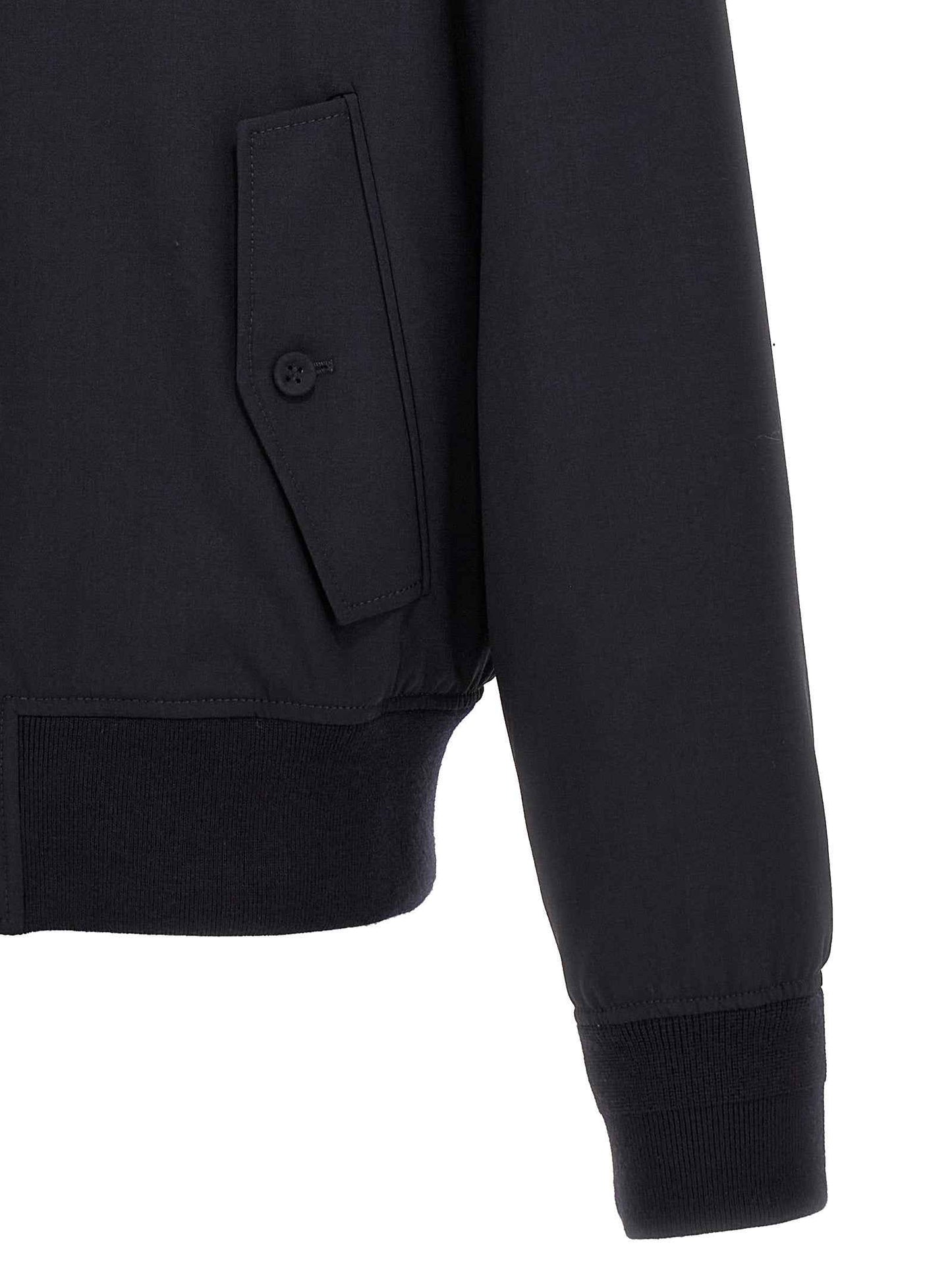Blue Elastane Bomber