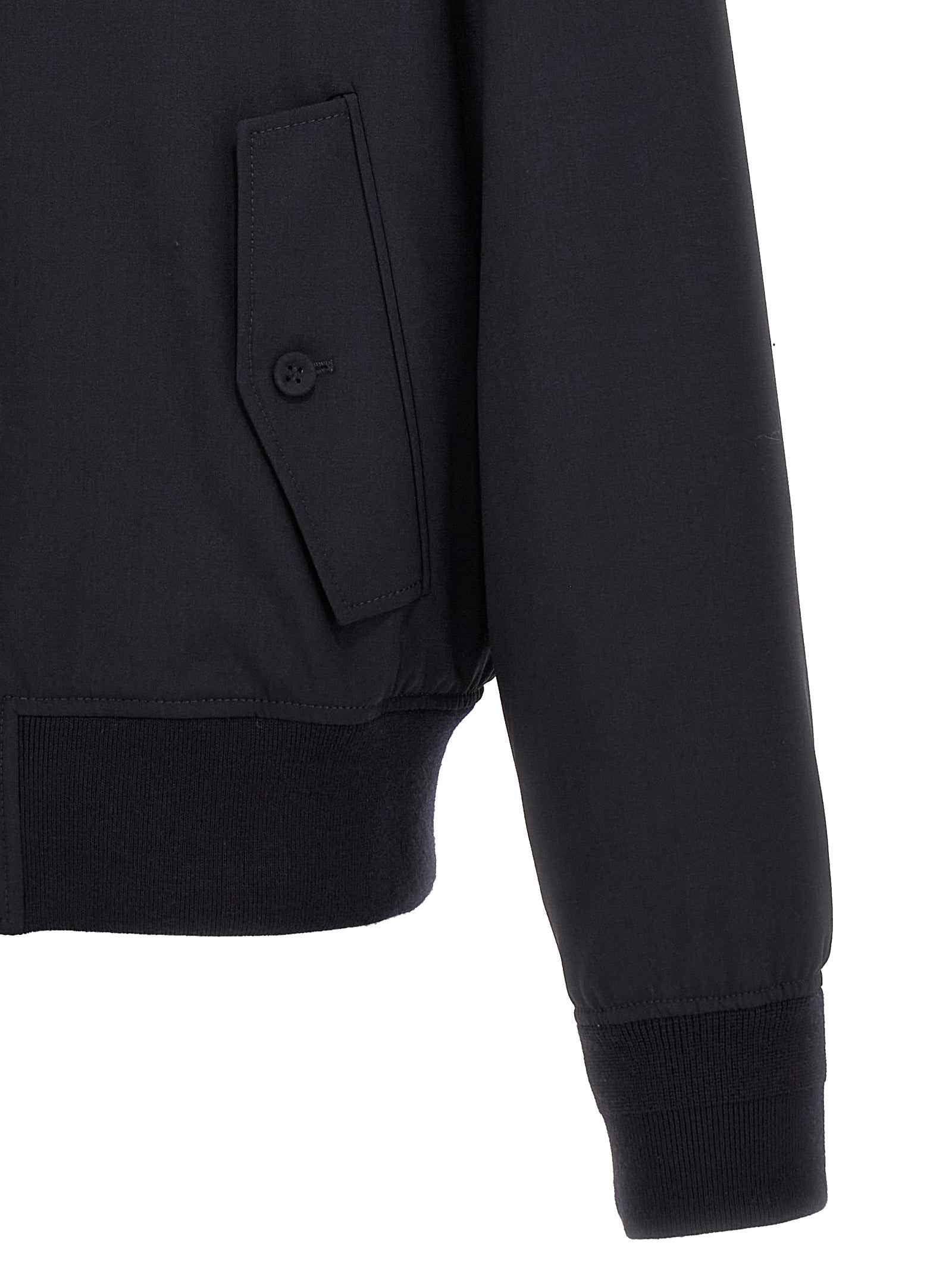 Blue Elastane Bomber