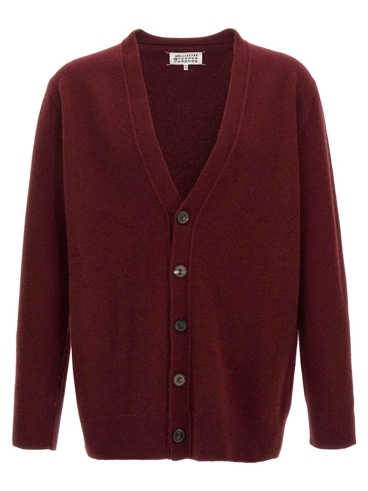 Bordeaux Wool Cardigan