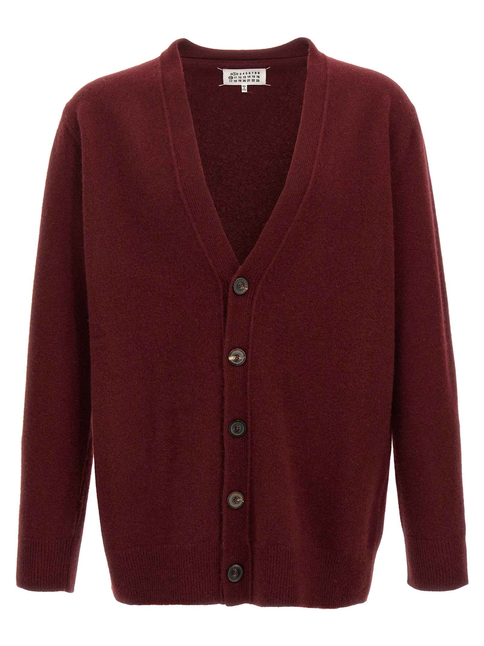 Bordeaux Wool Cardigan