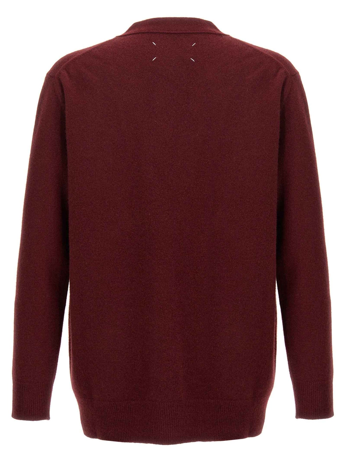Bordeaux Wool Cardigan