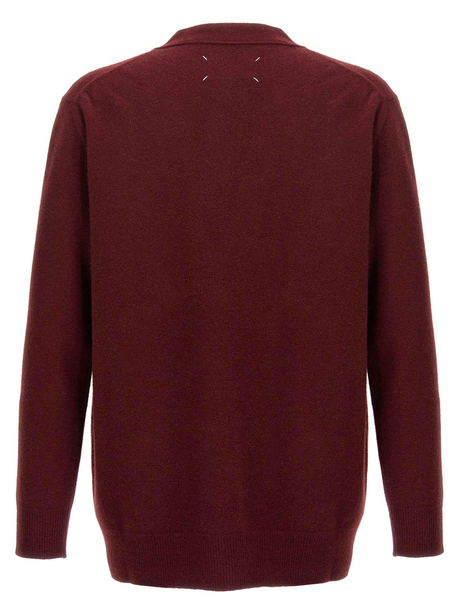 Bordeaux Wool Cardigan