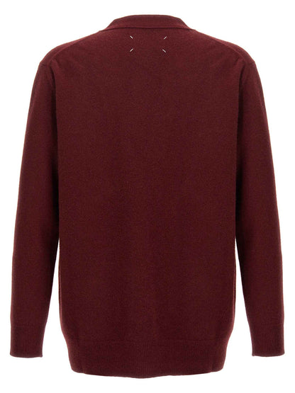 Bordeaux Wool Cardigan