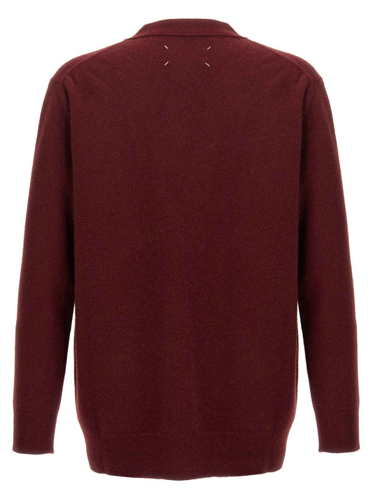 Bordeaux Wool Cardigan