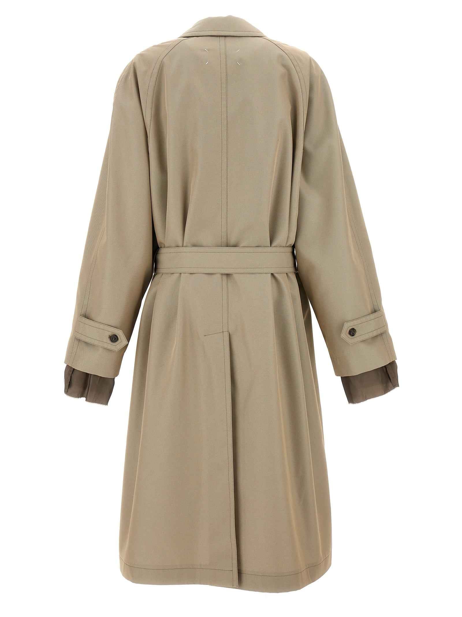 Beige Cotton Coat