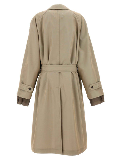 Beige Cotton Coat
