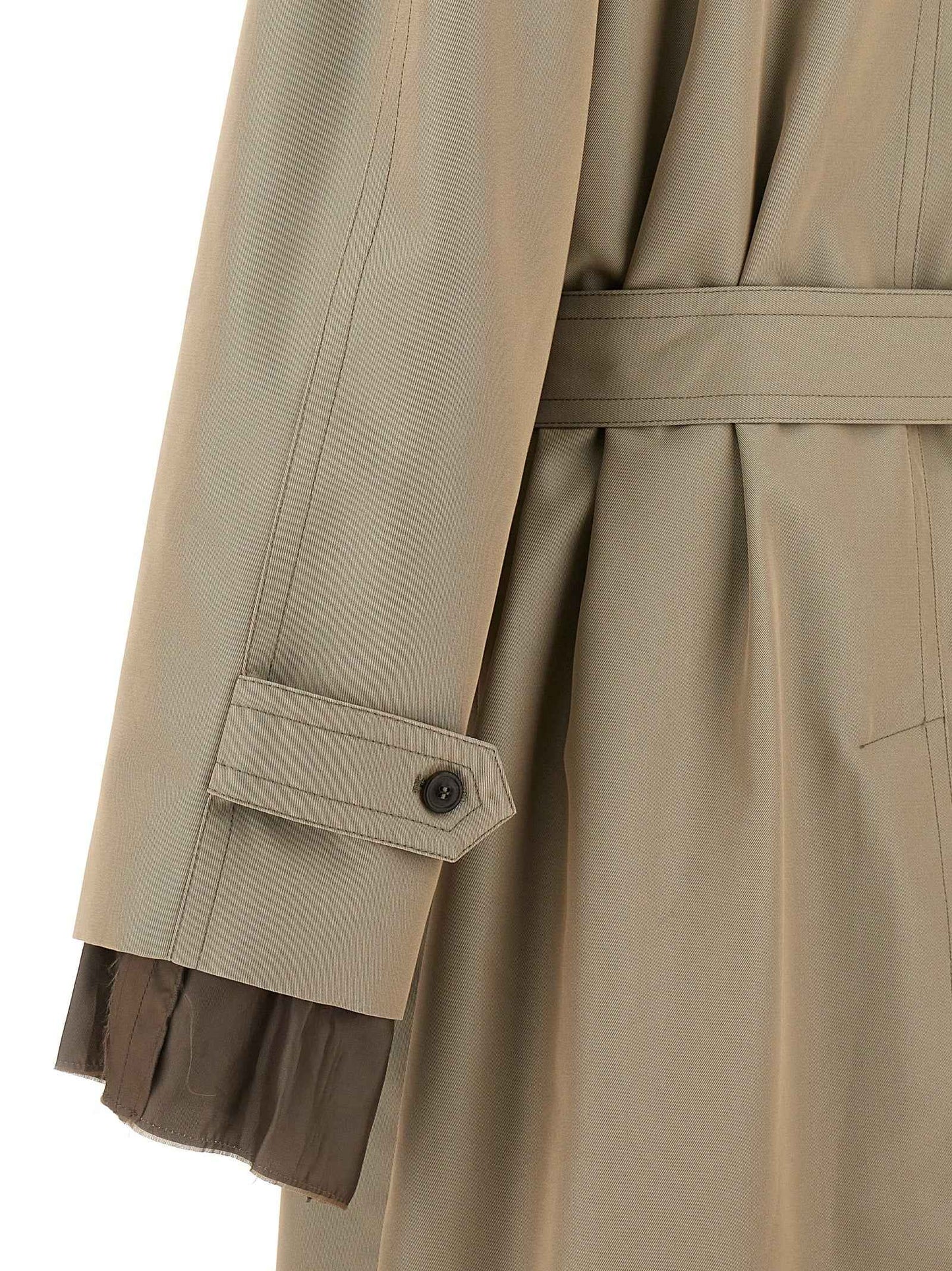 Beige Cotton Coat