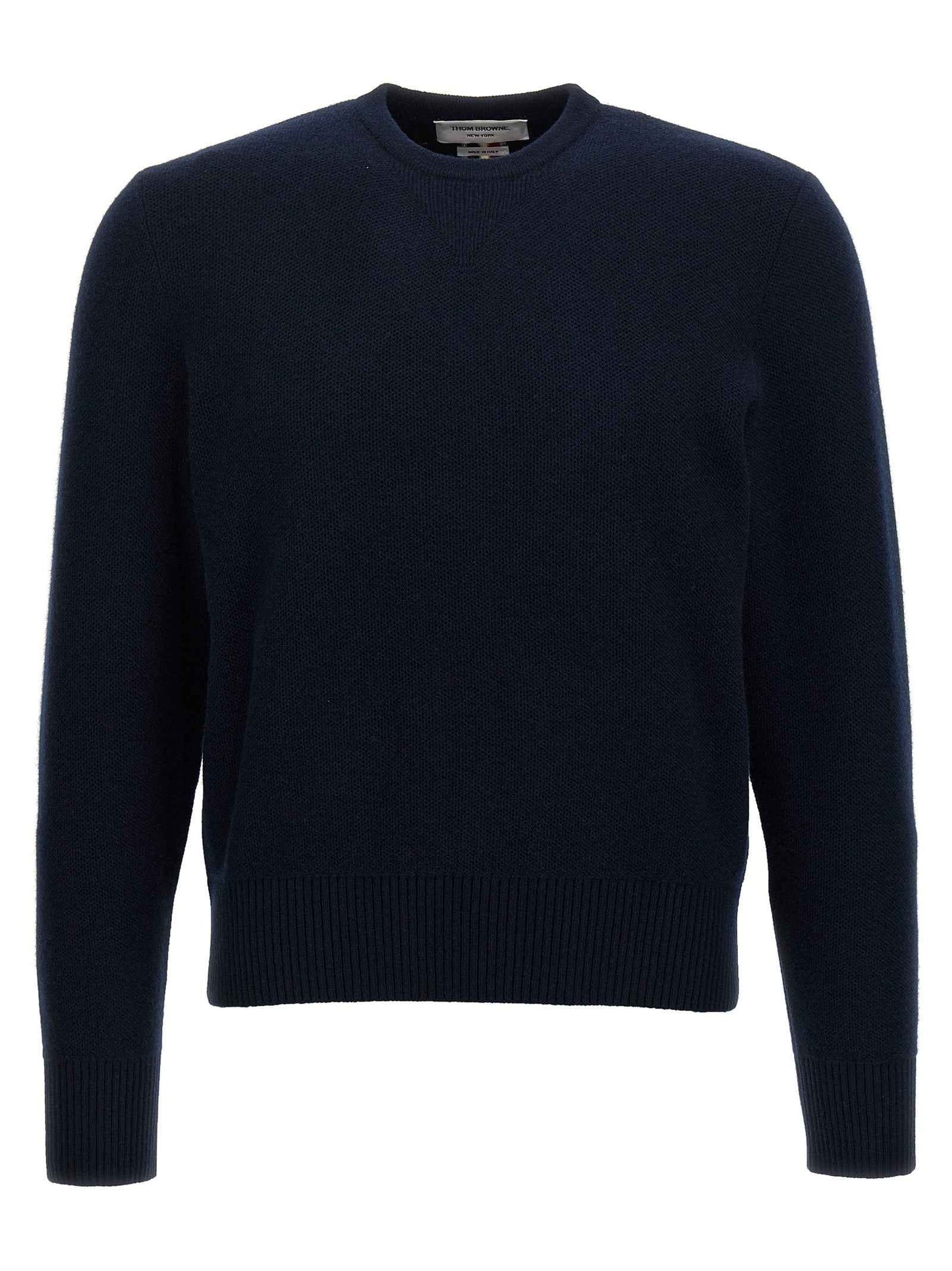 Blue Virgin Wool Cardigan