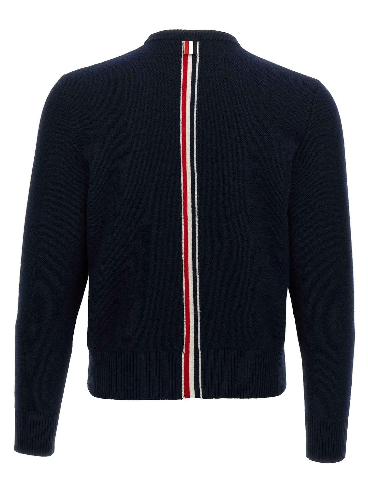 Blue Virgin Wool Cardigan