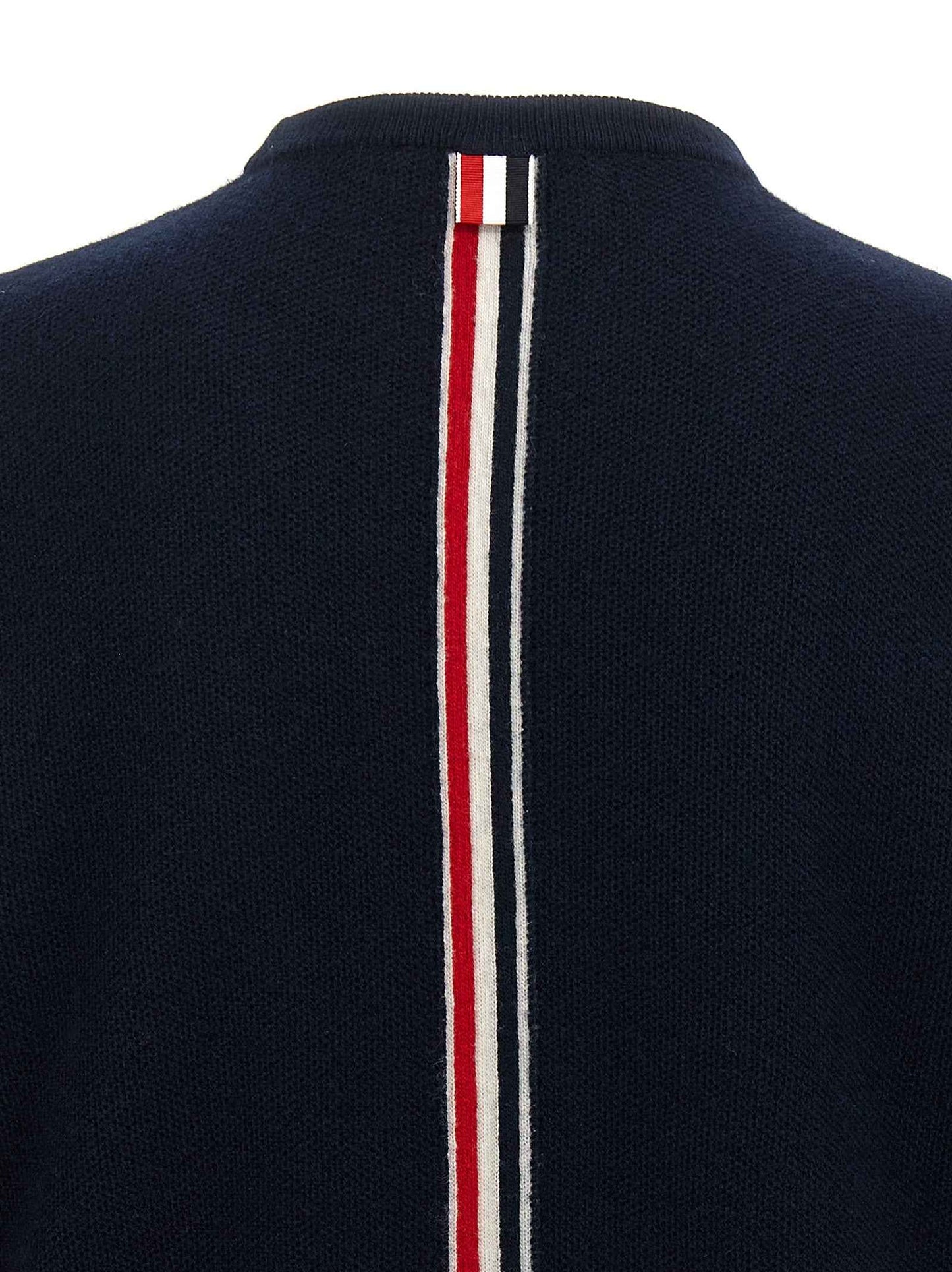 Blue Virgin Wool Cardigan