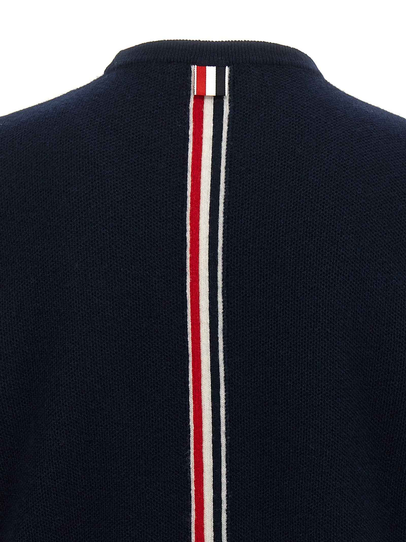 Blue Virgin Wool Cardigan
