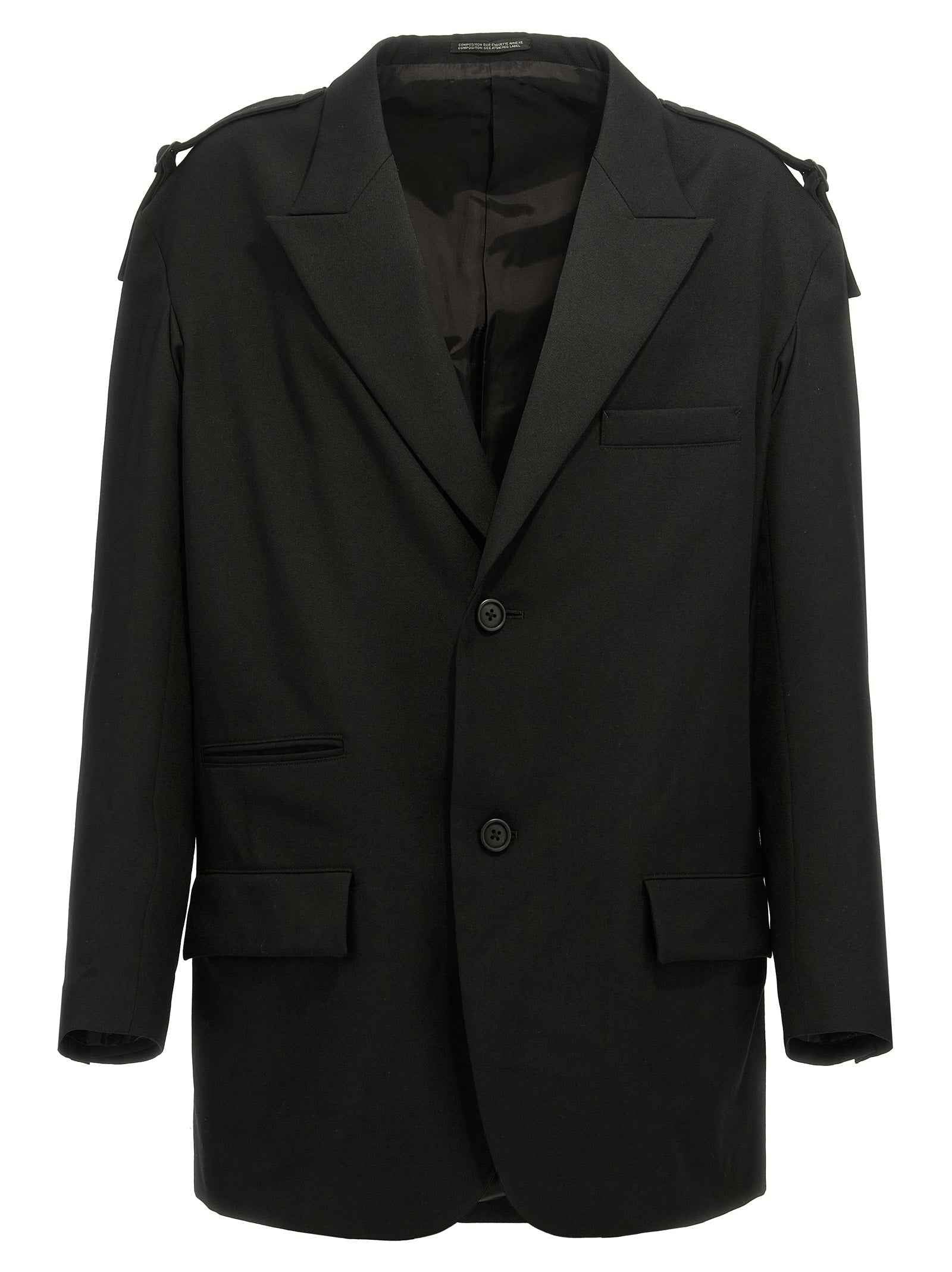 Black Wool Blazer