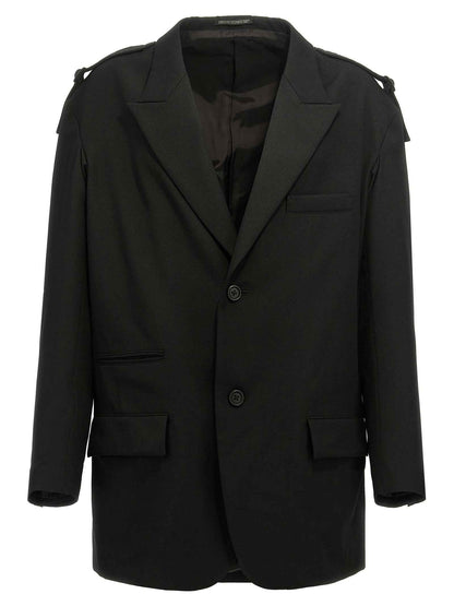 Black Wool Blazer