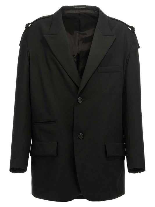 Black Wool Blazer
