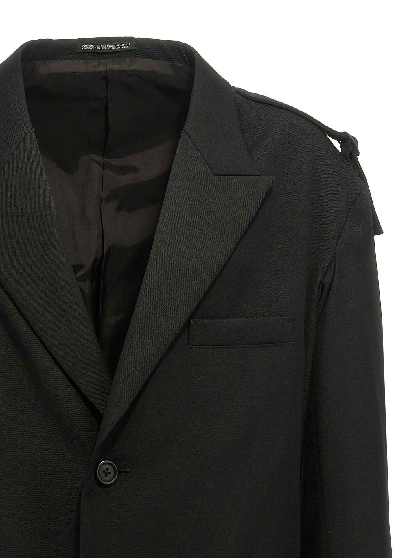 Black Wool Blazer