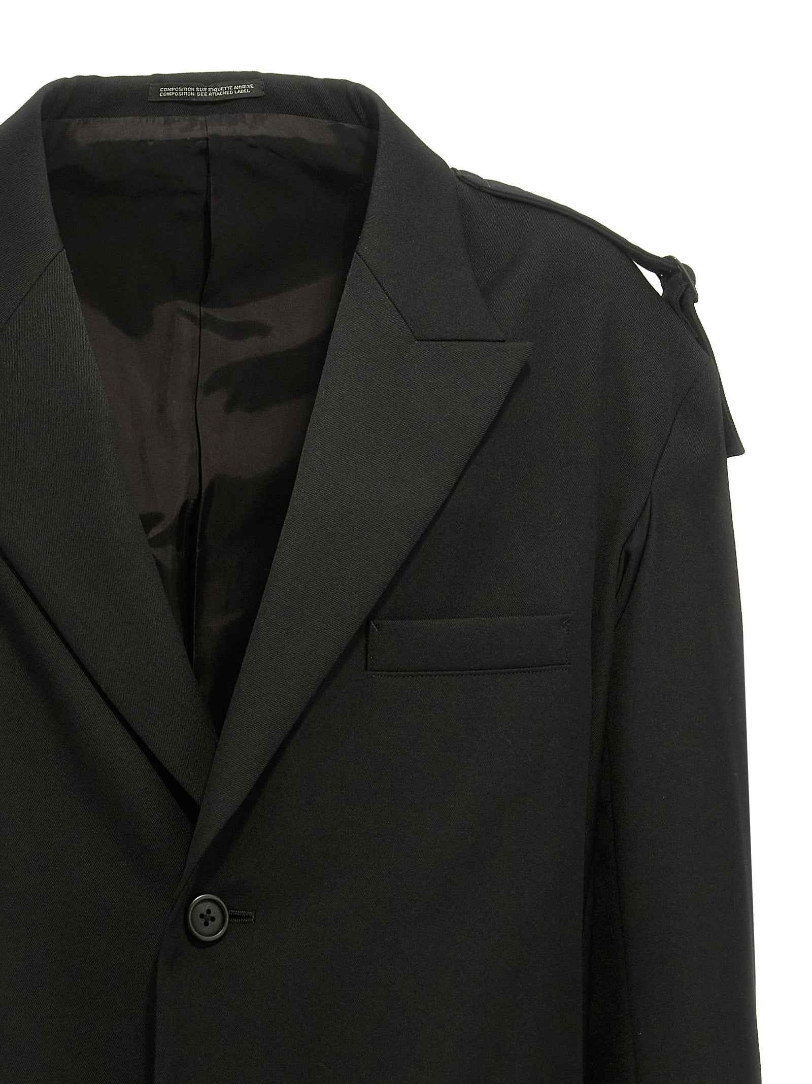 Black Wool Blazer