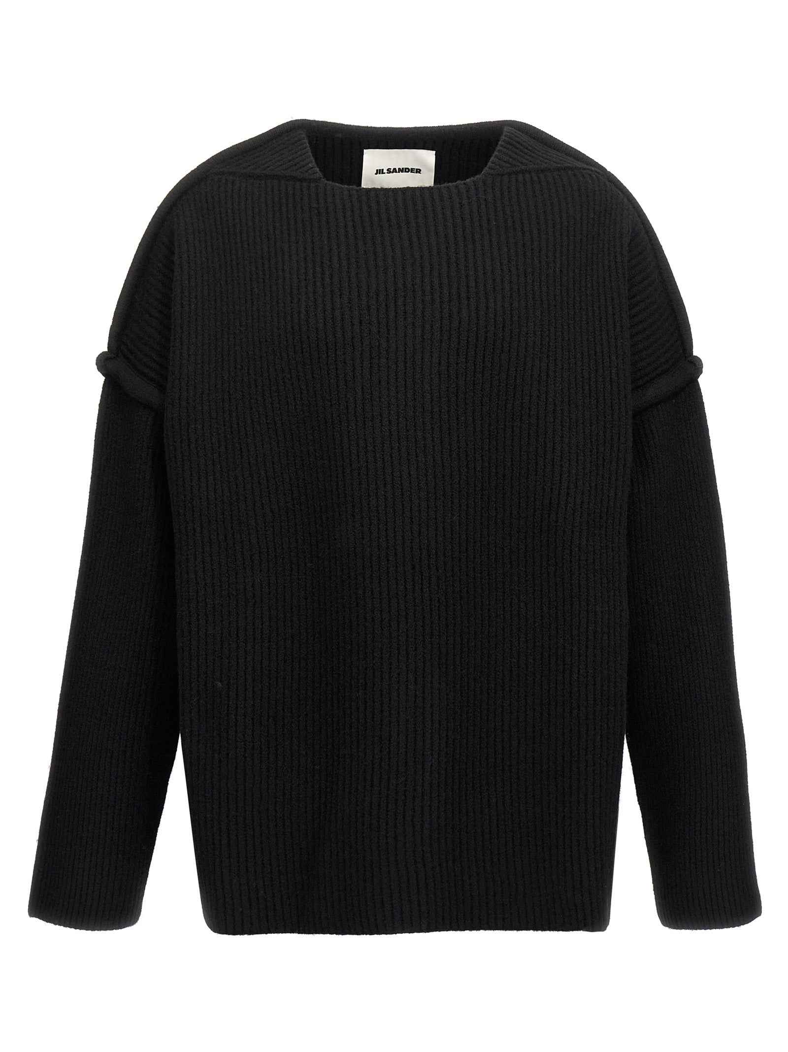 Black Wool Cardigan