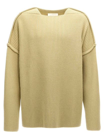 Bicolor Wool Cardigan