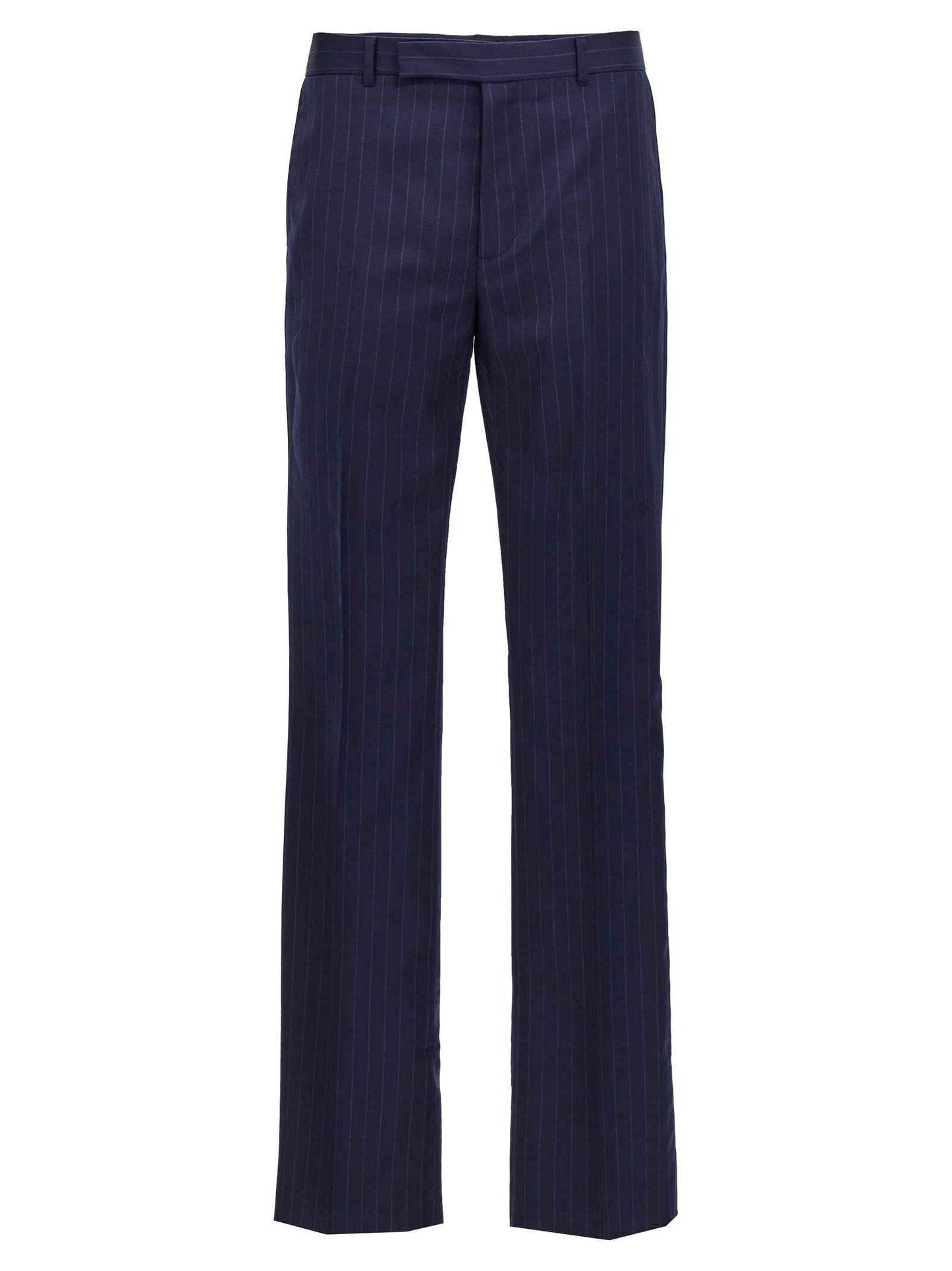 Blue Wool Dress Pants