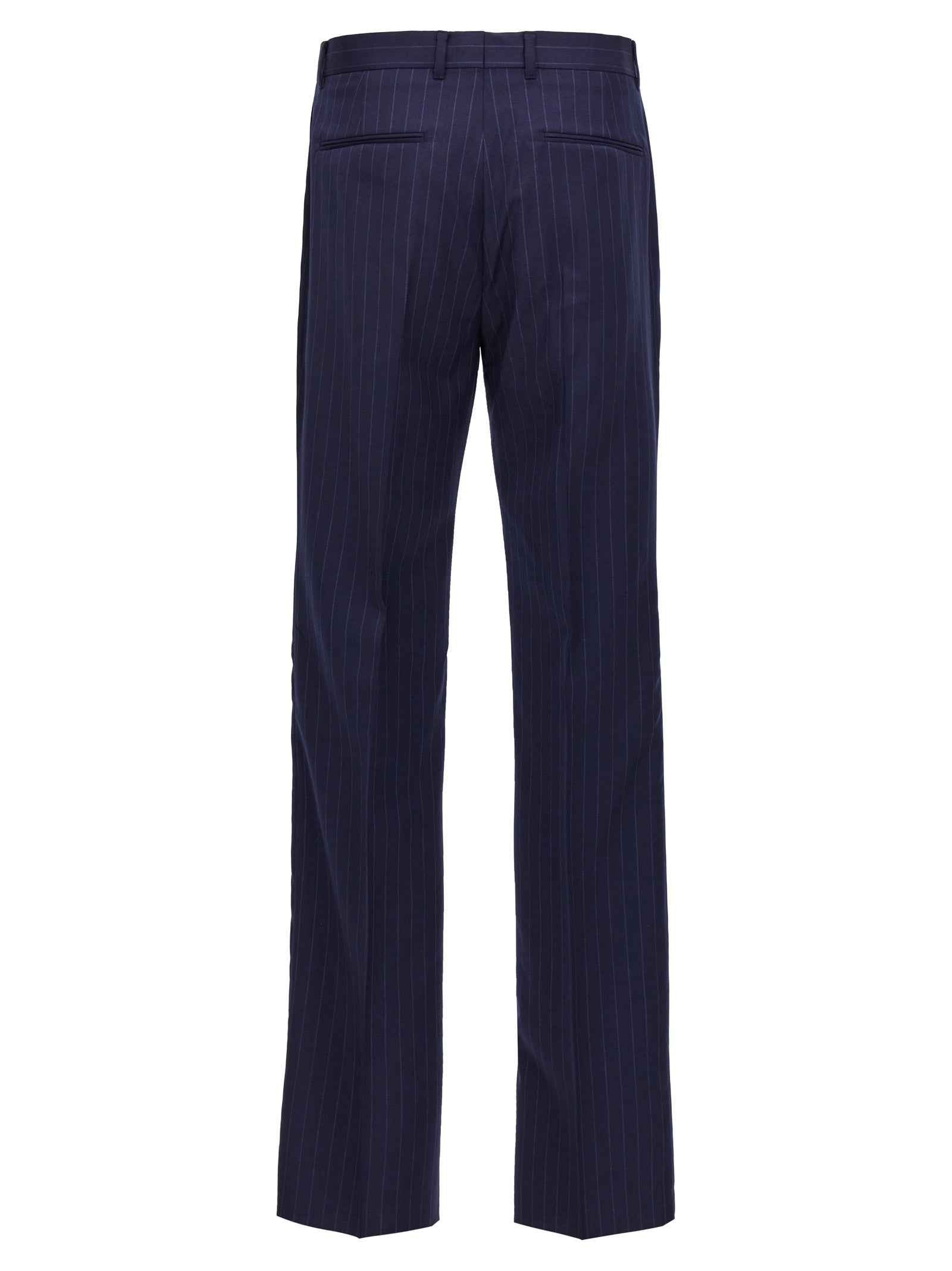 Blue Wool Dress Pants